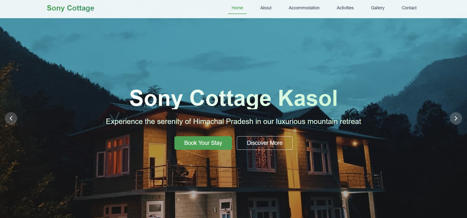 Sony Cottages, Kasol